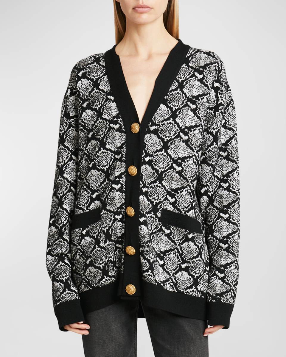 Python Wool Cardigan