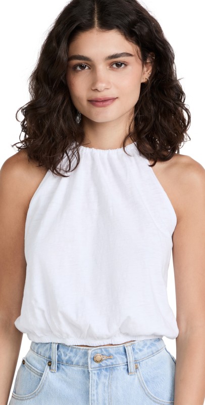 Z Supply Valena Slub Tank White