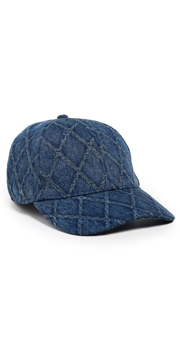 rag & bone Harlow Denim Baseball Cap Denim