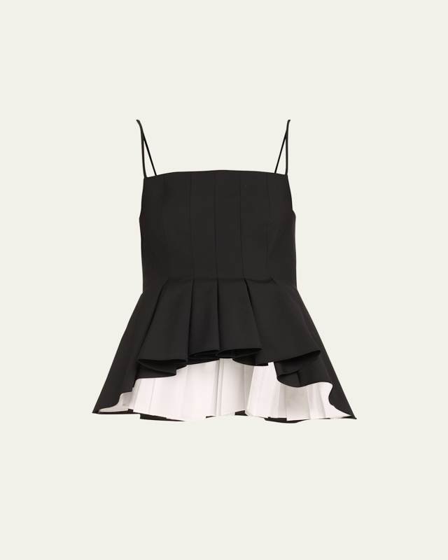 Siena Pintuck Peplum Cami