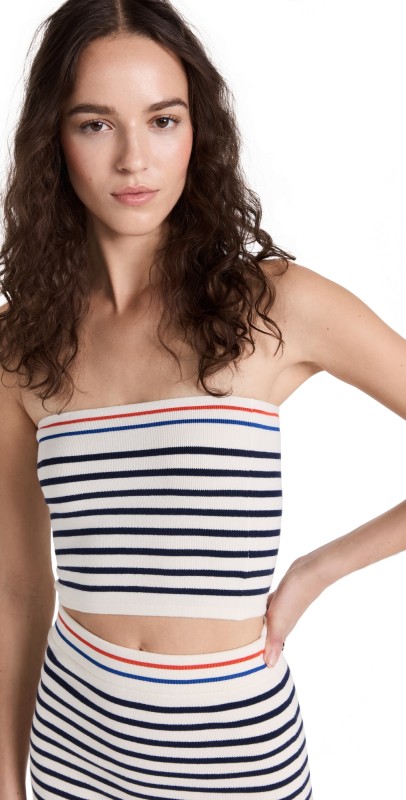 KULE The Jo Top Cream/Navy