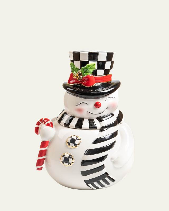 Nostalgia Snowman Cookie Jar