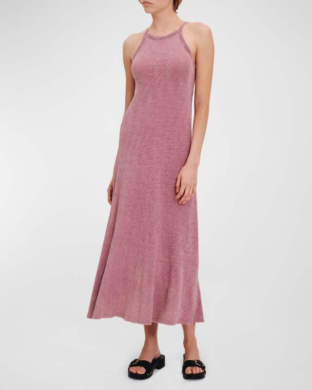 Slub Jersey Chroma Wash Tank Maxi Dress