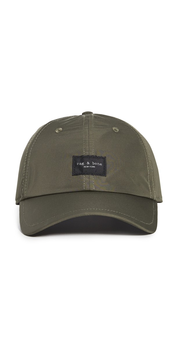rag & bone Addison Baseball Cap Olive Night