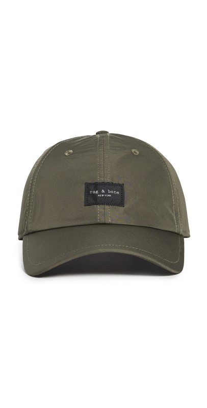 rag & bone Addison Baseball Cap Olive Night
