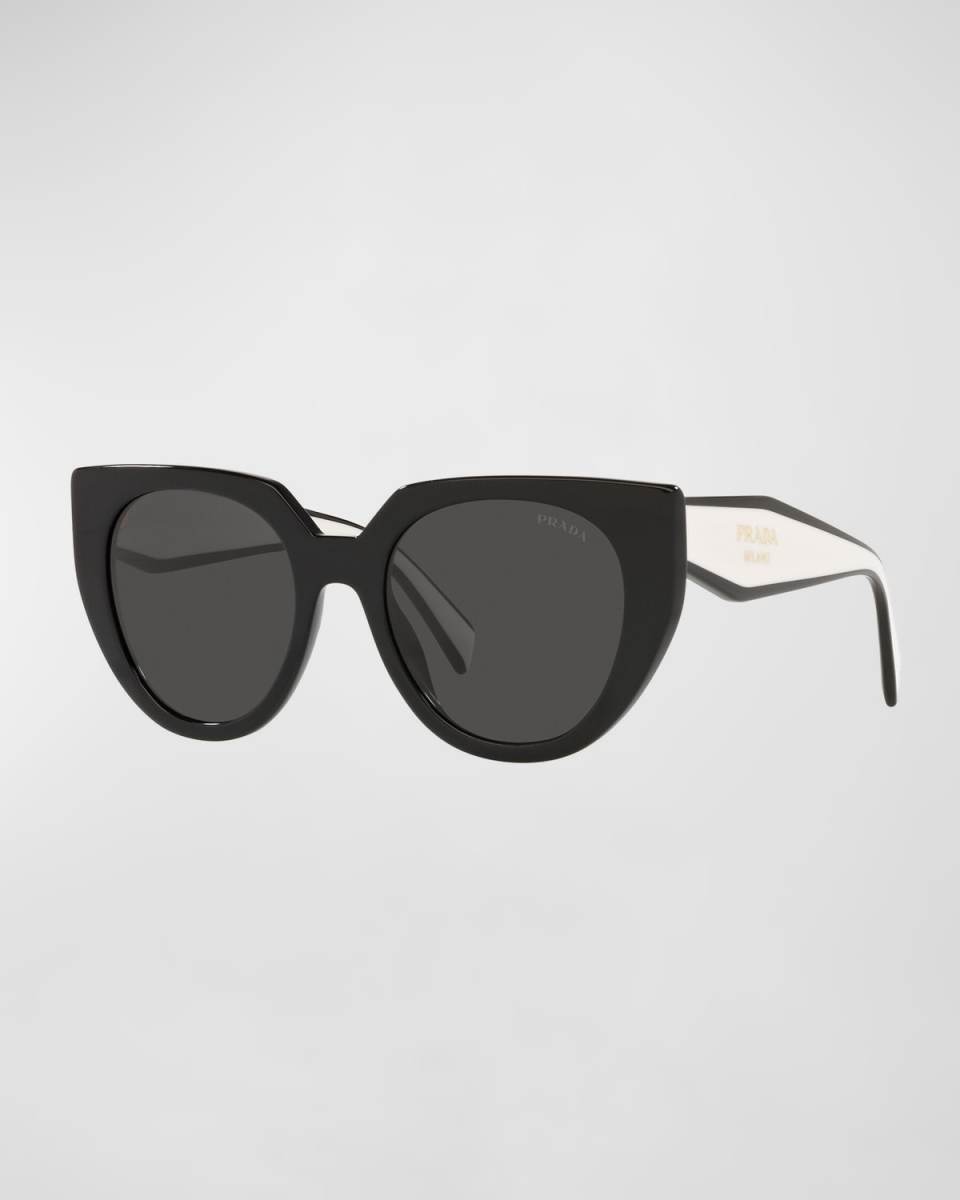 Two-Tone Acetate Cat-Eye Sunglasses