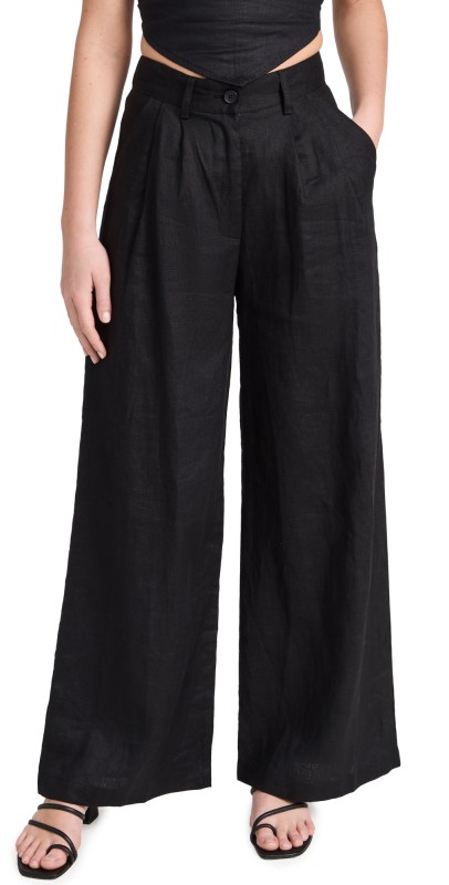 FAITHFULL THE BRAND Circa Pants Black