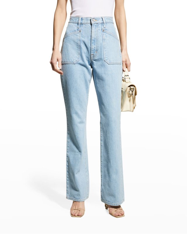 Charlotte Bootcut Cargo Jeans