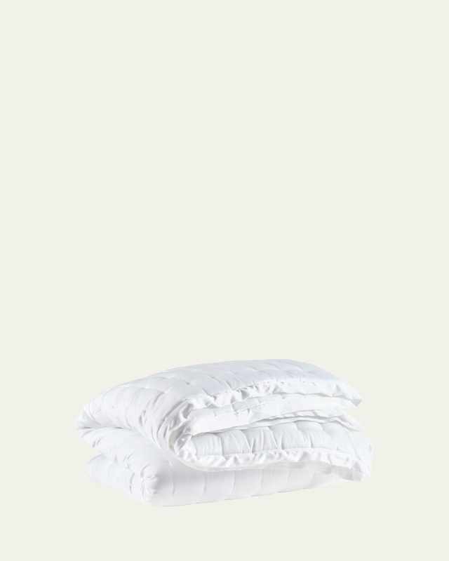 Puff Tencel Twin/Twin XL Quilt, White
