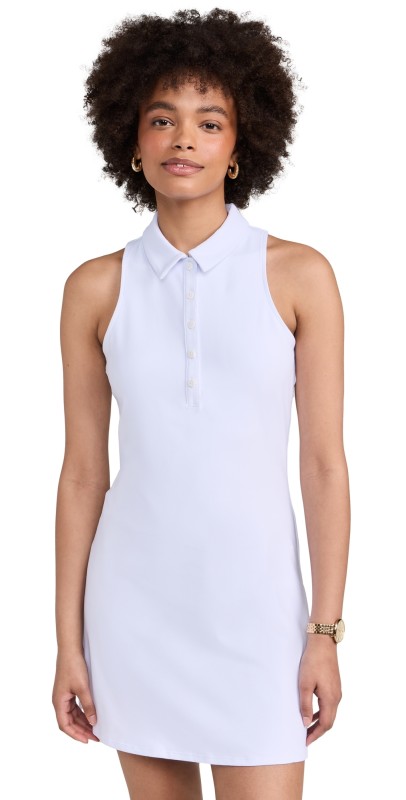 Alo Yoga Charmed Tennis Dress White