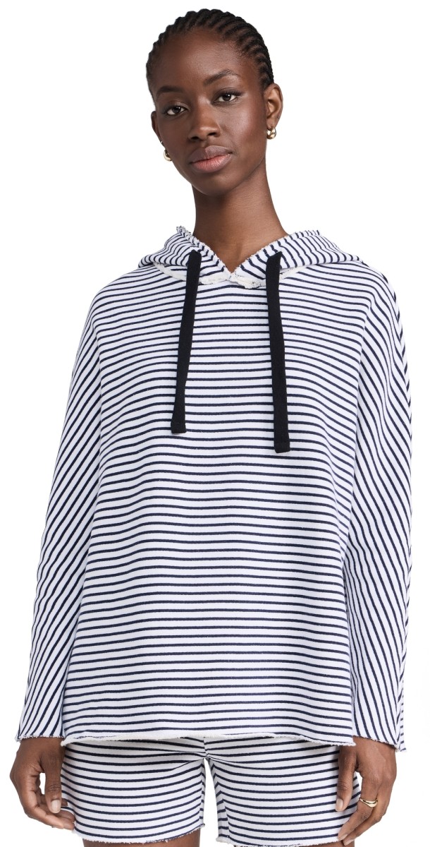 Frank & Eileen Kane Capelet Hoodie White & British Royal Navy