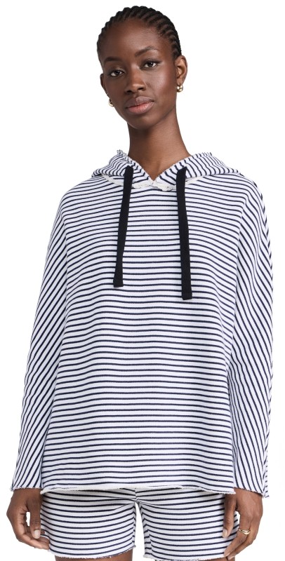 Frank & Eileen Kane Capelet Hoodie White & British Royal Navy