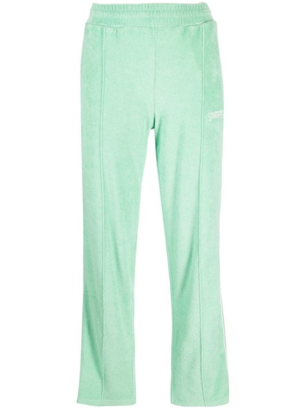 New Serif logo-embroidered track pants