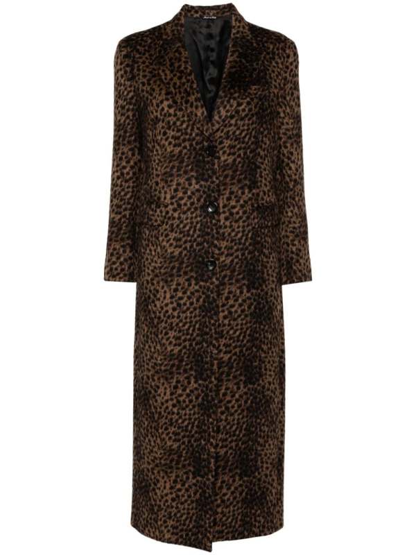 leopard-print coat