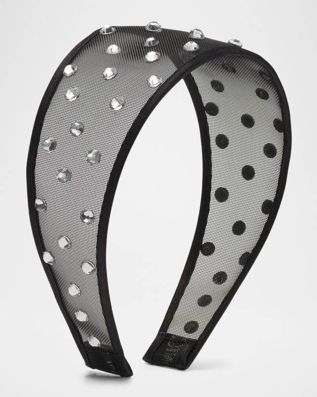 Giselle Sheer Embellished Headband