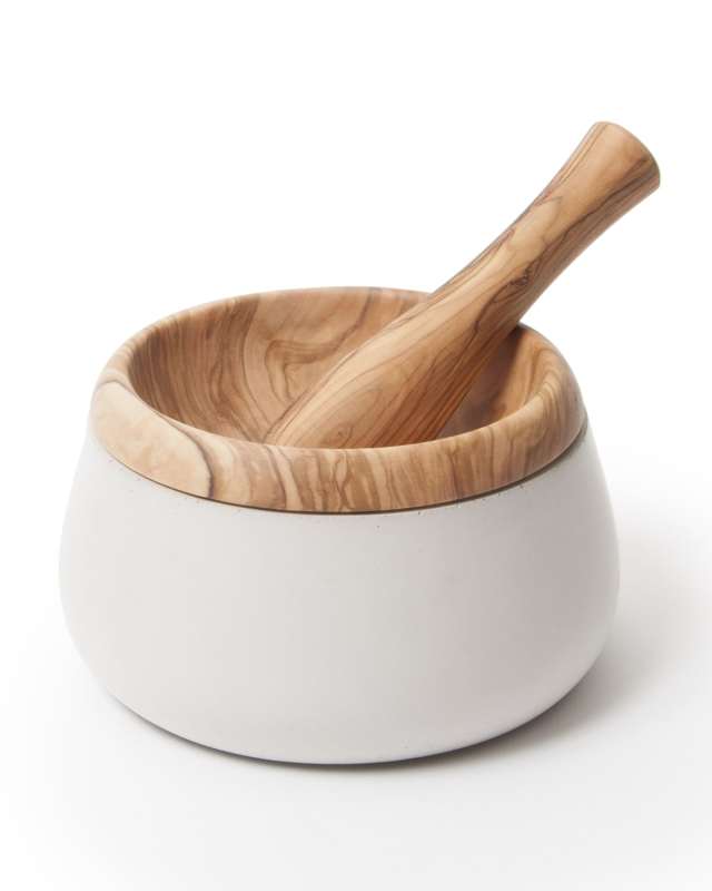 Millenari Olive Wood Mortar