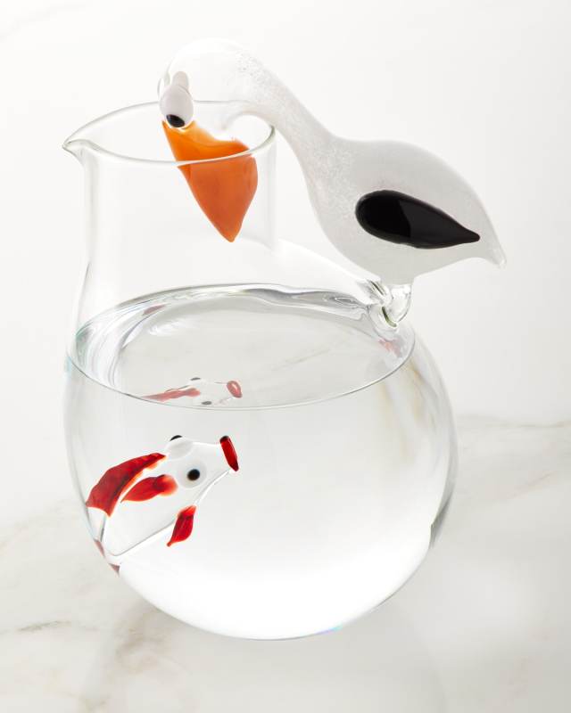 Pelican and Fish Jug