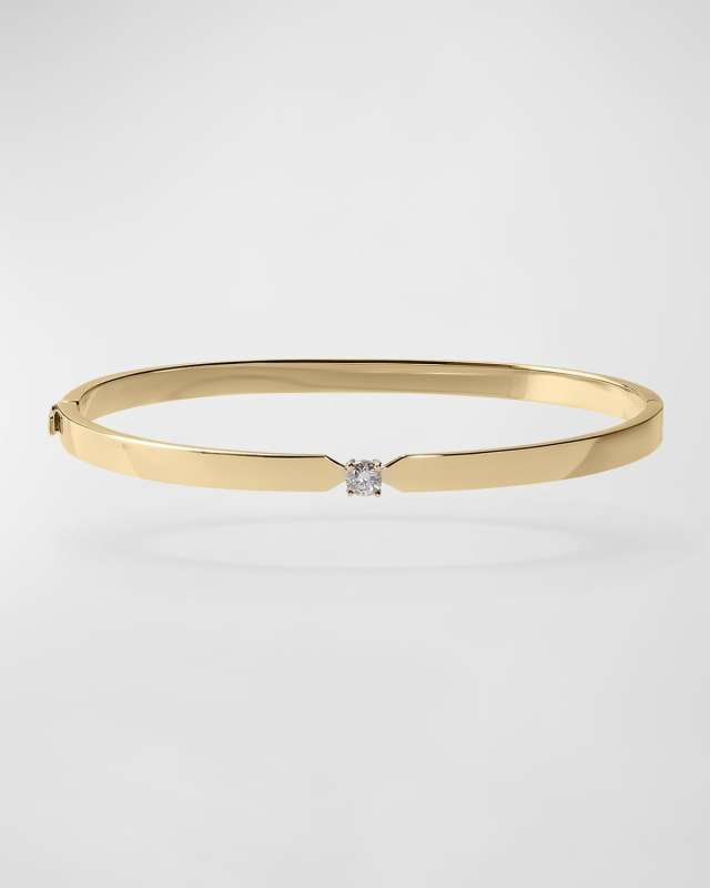 Vanity Solo Diamond Faux Tension Bangle