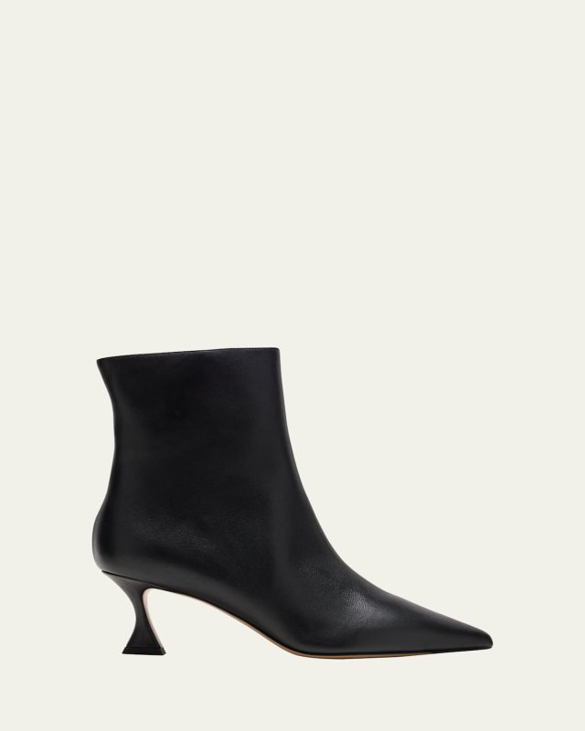 Bell Leather Ankle Booties