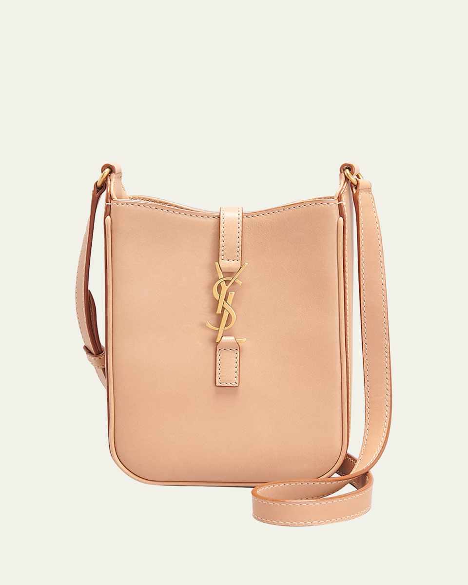 Le 5 A 7 North-South Leather Shoulder Bag
