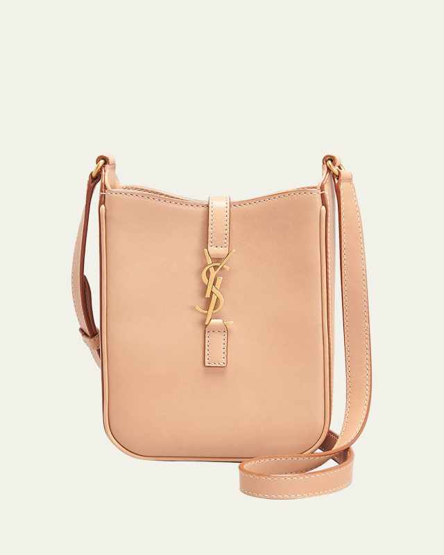 Le 5 A 7 North-South Leather Shoulder Bag