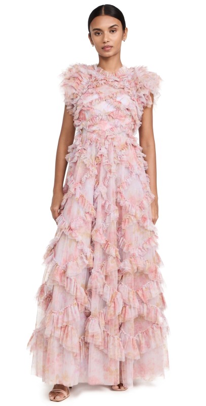 Needle & Thread Rose Bluebell Genevieve Gown Pale Blue