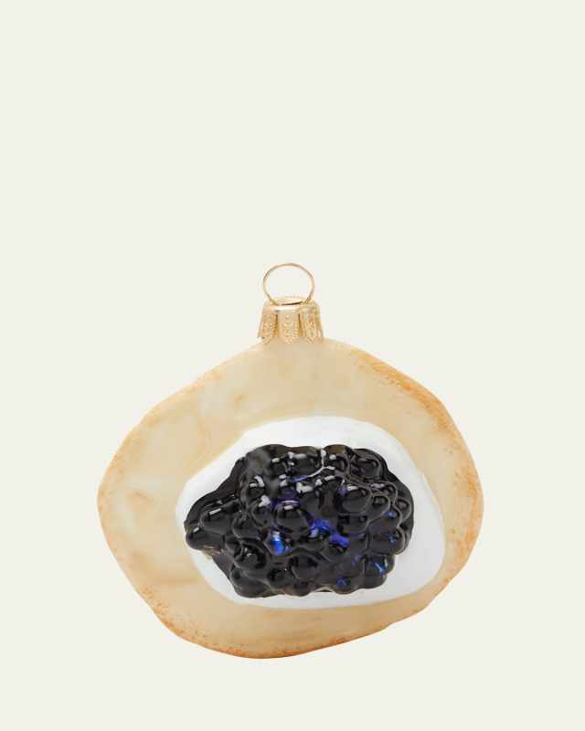 Caviar Blini Christmas Ornament