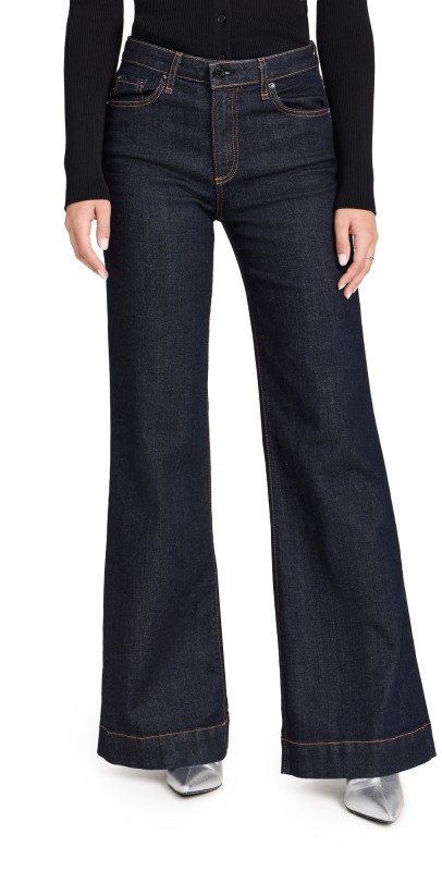 ASKK NY Juniper Wide Leg Olive Resin Jeans Olive Resin
