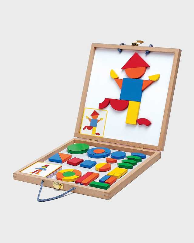 Wooden Magnetic Geoform Set