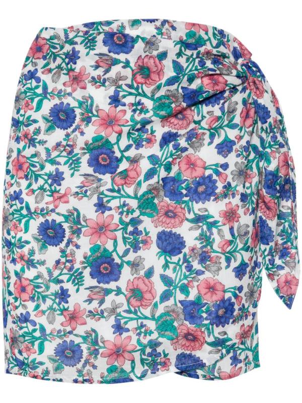Charlie floral-print mini skirt