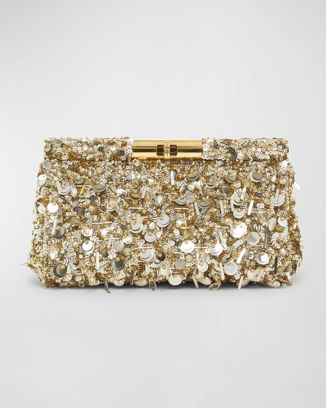 Marlene Sequined Clutch Bag