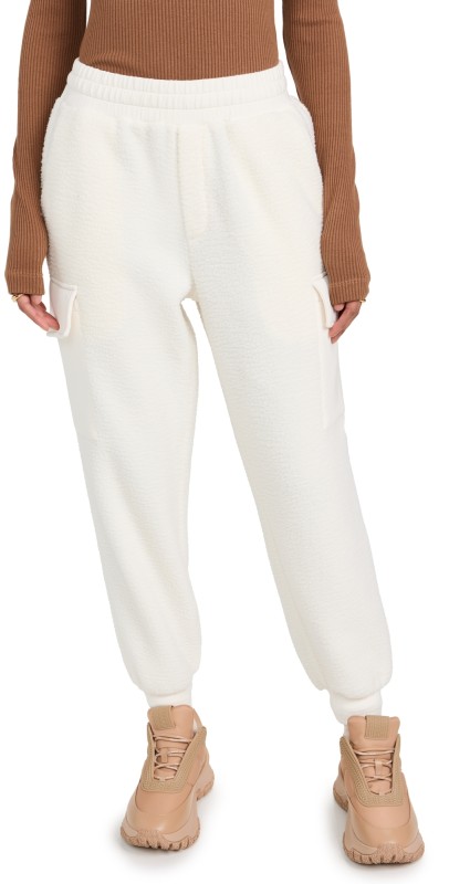 Varley Samson Relaxed Fleece Pants Egret