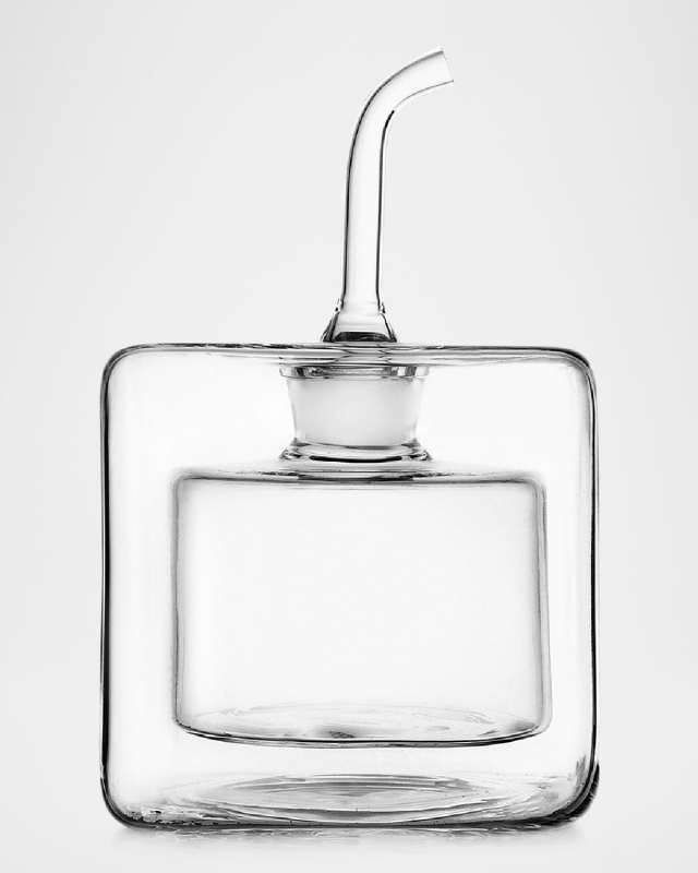 Cube Double-Wall Decanter with Spout, 5.7 Oz