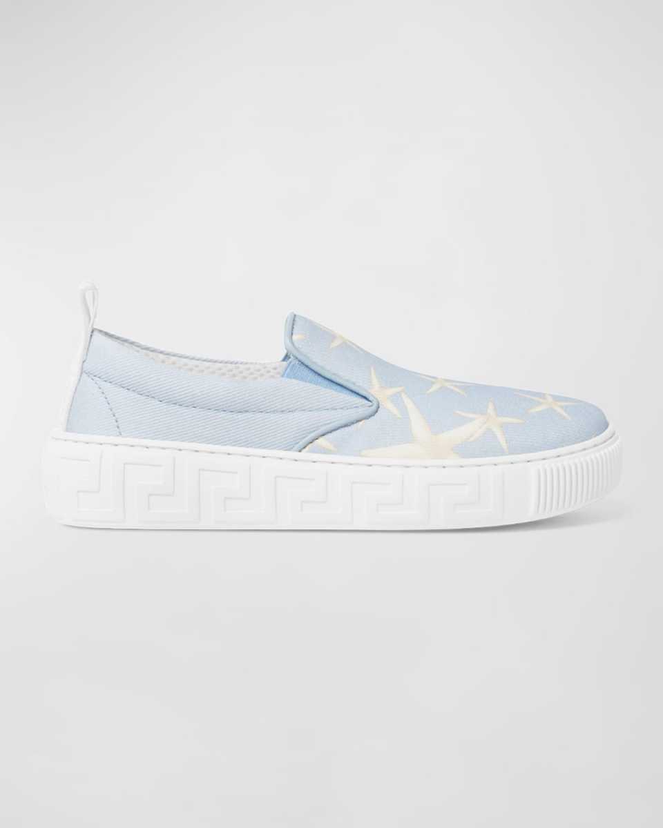 Boy's La Vacanza Leather Sneakers, Kids