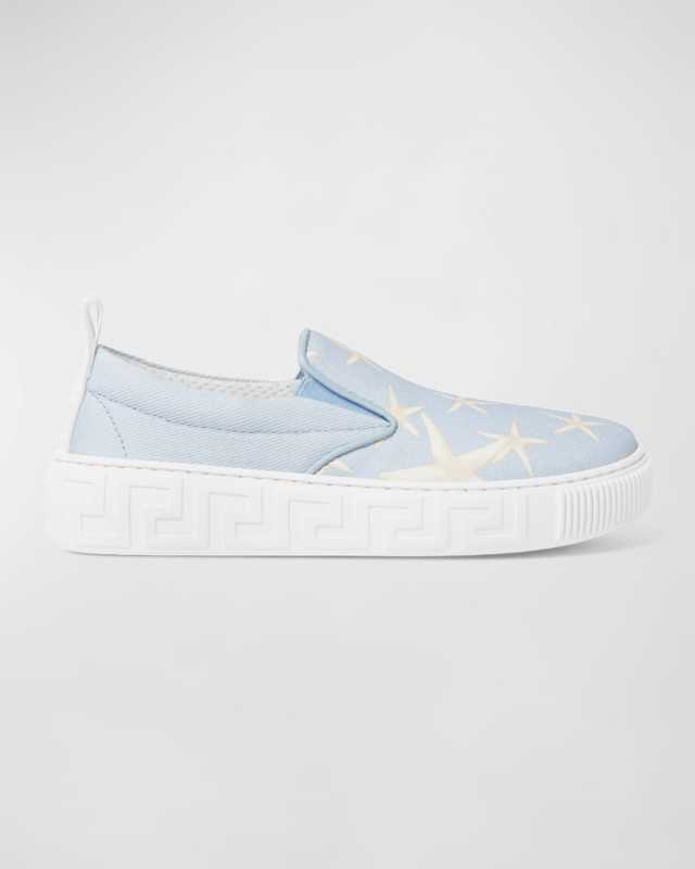 Boy's La Vacanza Leather Sneakers, Kids