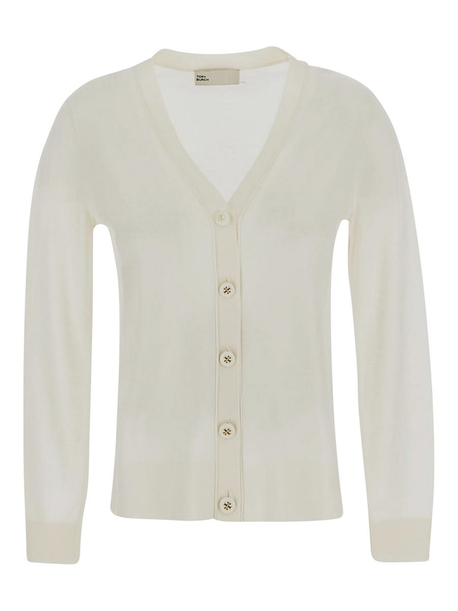 Tory Burch Cardigan - Blanc