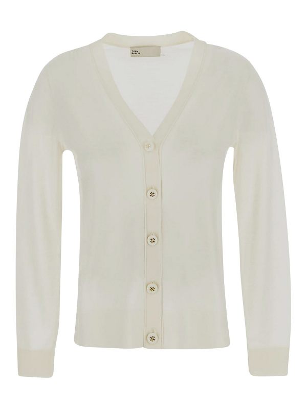Tory Burch Cardigan - Blanc