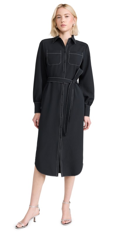 Cinq à Sept Midi Kandice Dress Black