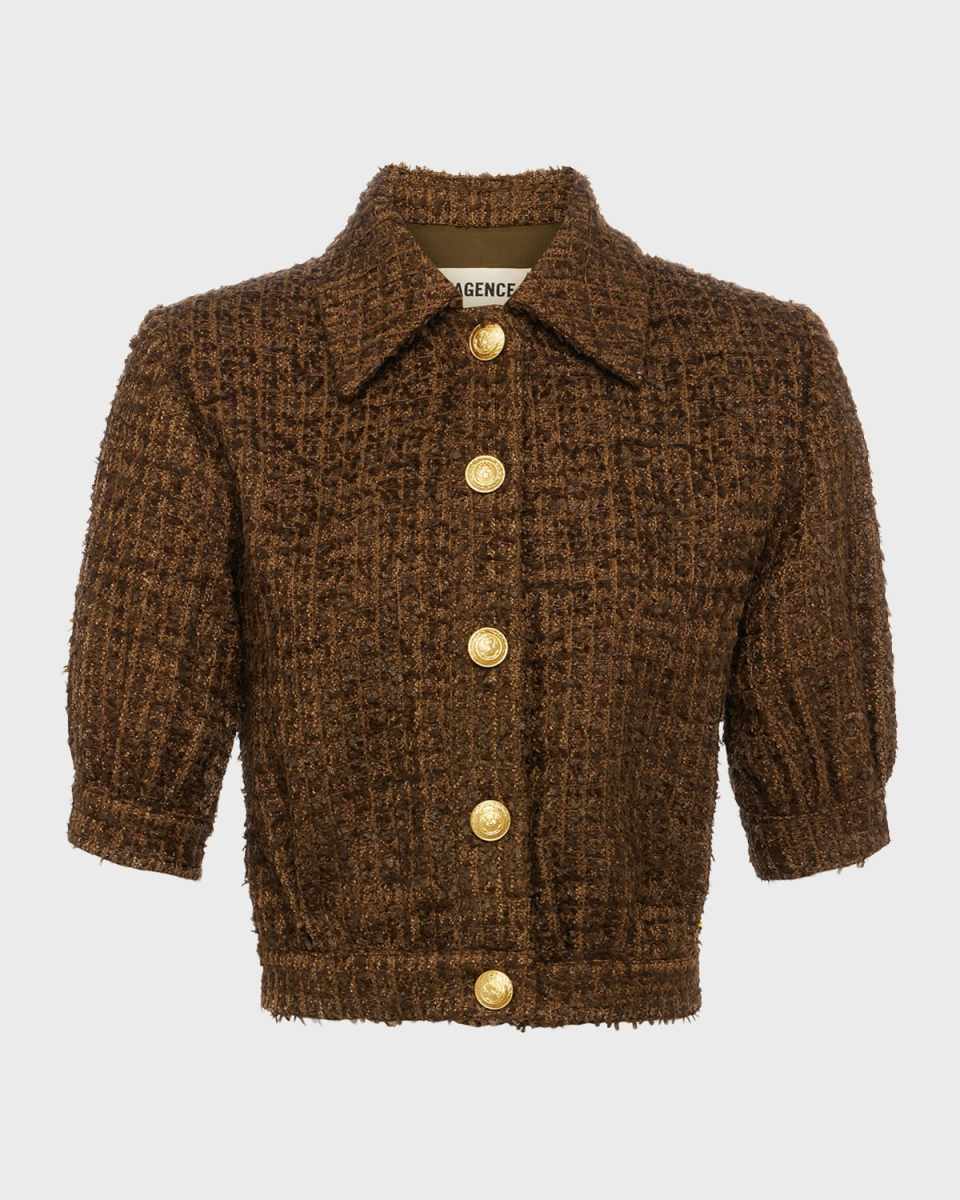 Cove Tweed Cropped Jacket