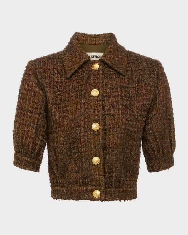 Cove Tweed Cropped Jacket