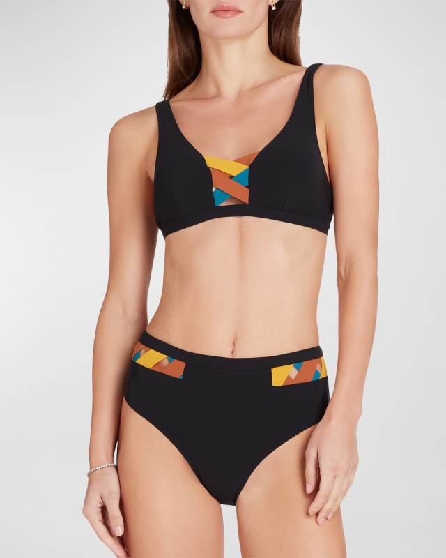 Martinique High-Waisted Bikini Bottoms
