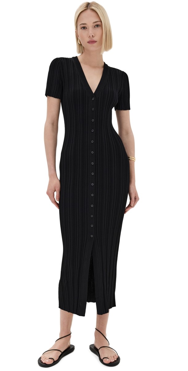 STAUD Amina Dress Black