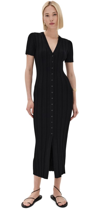 STAUD Amina Dress Black
