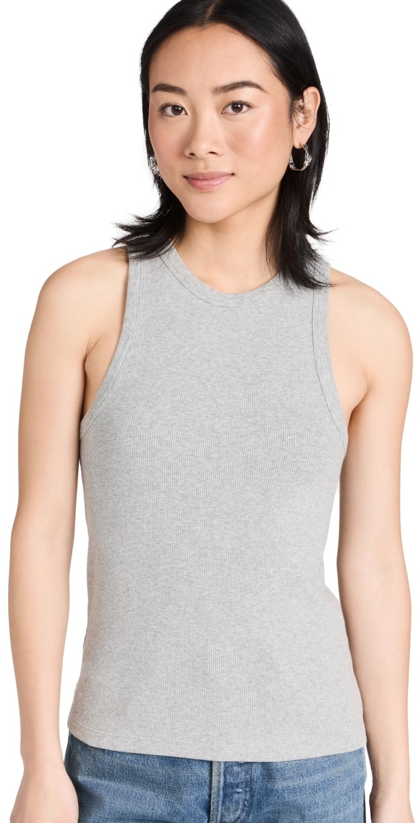 Sold Out NYC The Not So Basic Tank Heather Grey