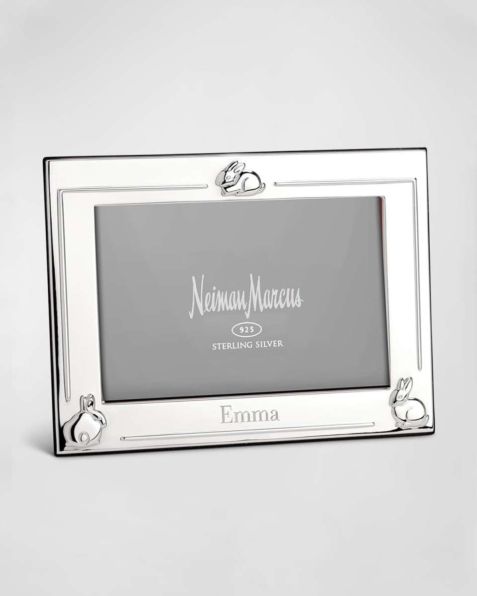 Personalized Photo Frame With Bunnies, 6x4