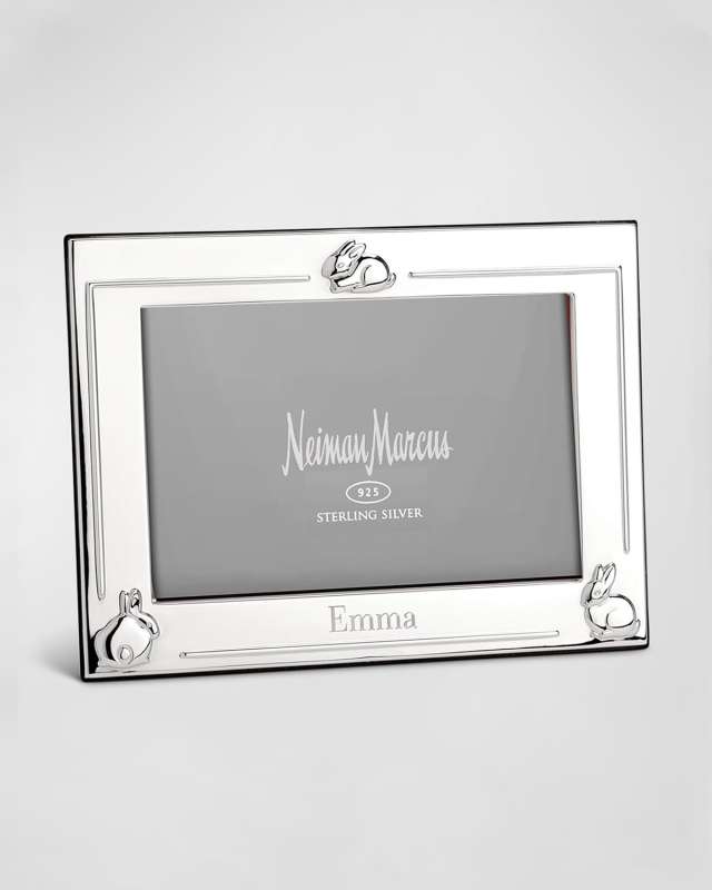 Personalized Photo Frame With Bunnies, 6x4