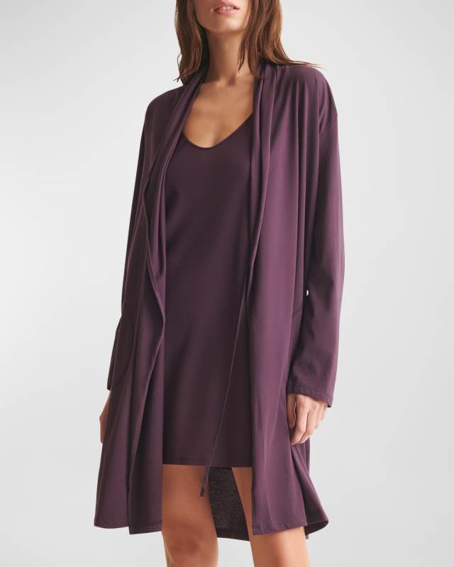 Coleen Pima Cotton Jersey Robe