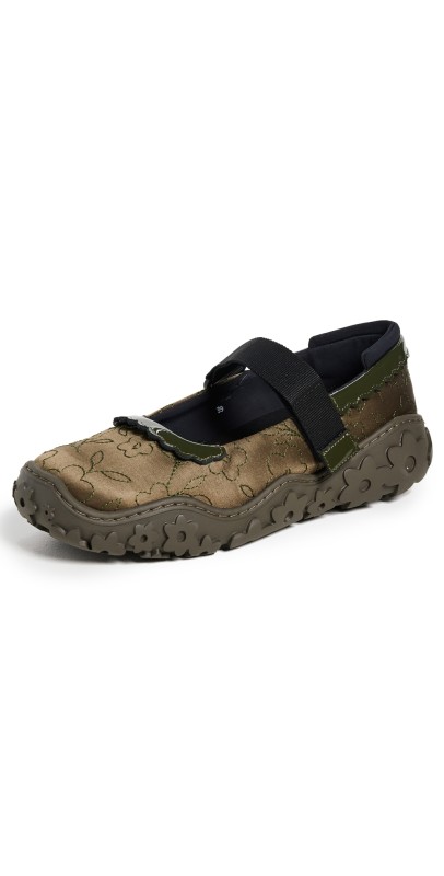 Cecilie Bahnsen Octave Mary-Jane Sneakers Olive