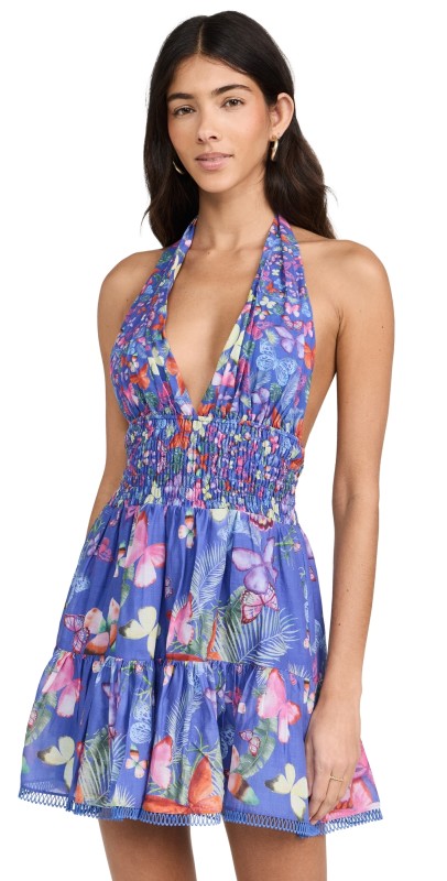 Charo Ruiz Faye Short Dress Blue Borbo