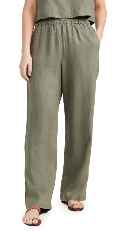 XIRENA Atticus Linen Pants Mossy